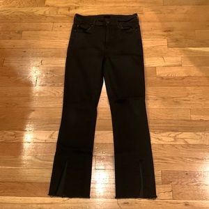 MOTHER Insider Slit Ankle Fray